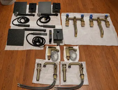 Shower and Faucet Set Bundle, View more