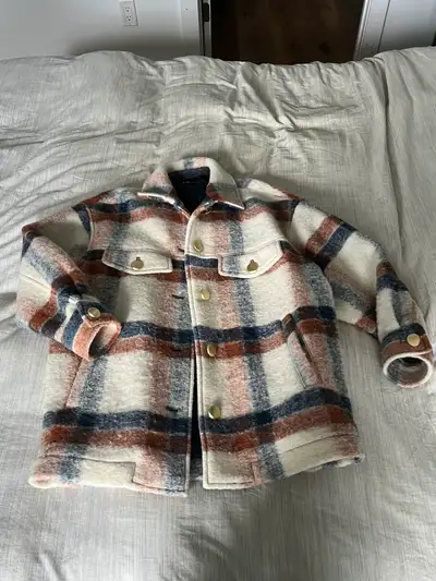 Zara plaid jacket coat for women. Perfect condition. Size small, View more