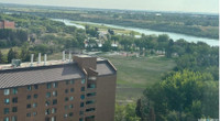 Renovated two-bedroom condo for rent Saskatoon downtown highrise