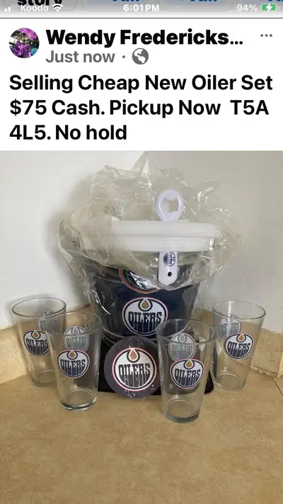 NEW Oiler ICE PAIL SET , View more