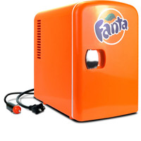 Fanta Portable 6 Can Thermoelectric Mini Fridge Cooler