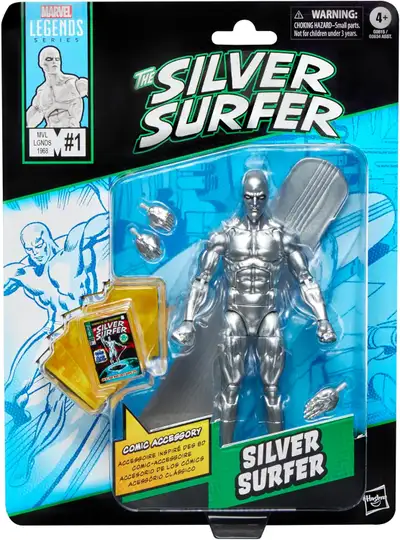 Marvel Legends Mini-Comic series Silver Surfer action figures. New, sealed in case fresh package dir...