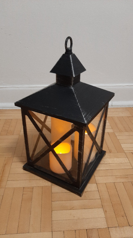 Plastic Lantern 3 LED CHRISTMAS Candles DECOR, window lights in Home Décor & Accents in City of Toronto - Image 4