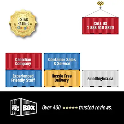 Contact us at SMALL BIG BOX 888-918-8820 day or night 7 days a week as we are always on call. We wil...