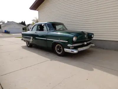 This fairly rare 1953 Ford Club Coupe has to go . The powertrain has been upgraded to a 302 4V eight...