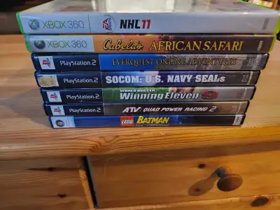 PS2 , xbox 360 and a pc game, View more