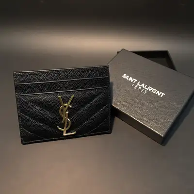 ($40) YSL Black Card Wallet, View more