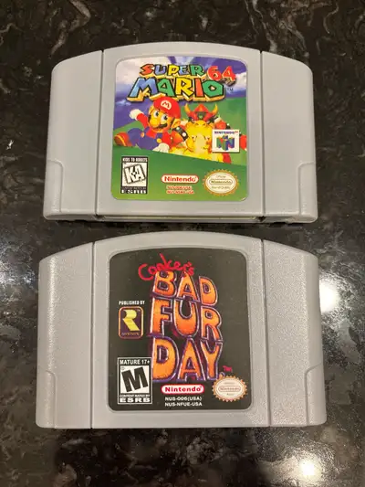 Nintendo N64 Mario 64 & Conkers, View more