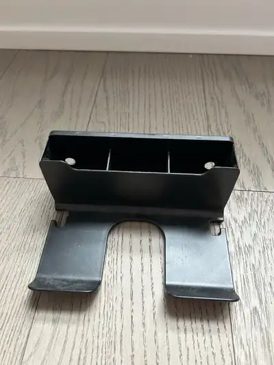 Preowned Black Metal Wall Mount Holder organizing small items, View more