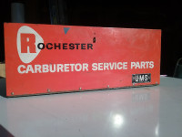 Vintage carb parts cabinet