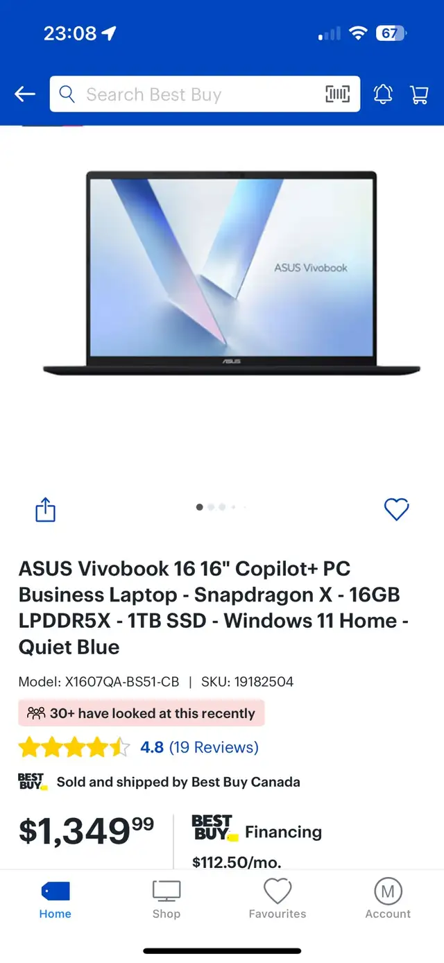ASUS Vivobook 16. 16” 1TB SSD in Laptops in North Bay - Image 7