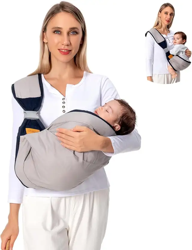 NEW Baby Carrier Sling for newborns, babies, toddlers in Strollers, Carriers & Car Seats in Brantford - Image 3