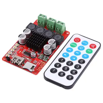 SANWU HF183 TPA3116 2x50W Bluetooth USB microSD DualCH Amplifier, View more