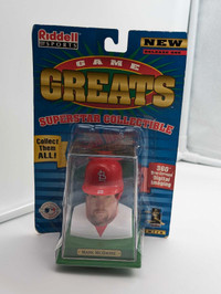 Mark McGwire 1998 Riddell Game Greats Superstar Collectible St L