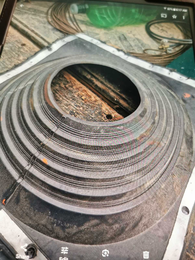 Chimney flange  in Roofing in Fredericton