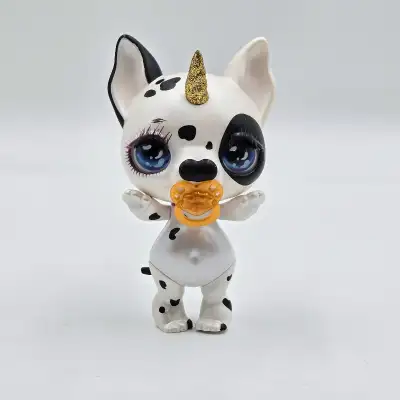 Poopsie Surprise Sparkly Critters Unicorn Dots Dalmatian Dog Fig, View more