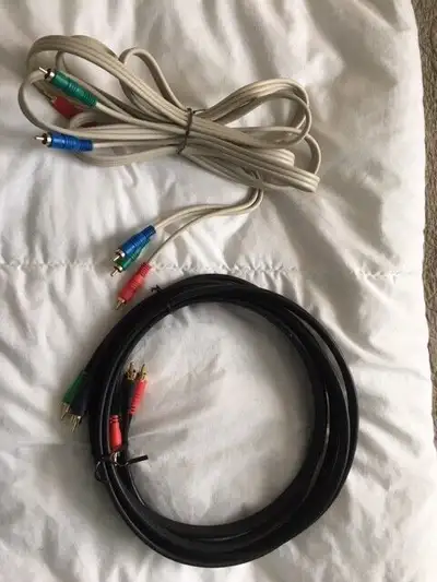 Total 4 Component RGB HD Video Cable RCA Male, View more