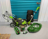 Lawnmower, Weed Trimmer & Lawn Care tools