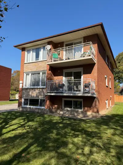 Recently fully renovated! Three bedroom, one bathroom apartment for rent on top floor of triplex. Re...