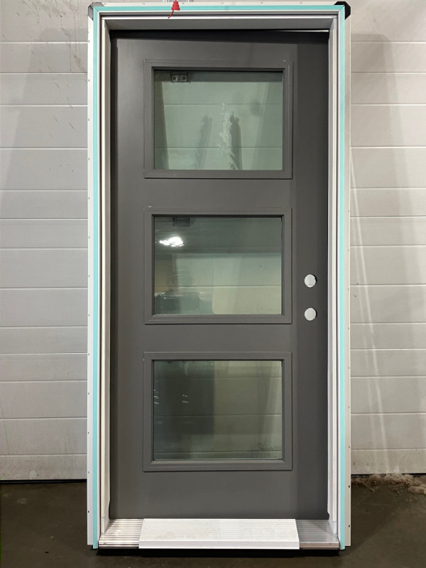 Brand New 36" Entry Door - Prefinished Slab in Windows, Doors & Trim in Red Deer