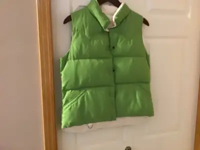 Ladies reversible down vest, View more