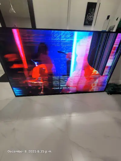 Vizio E70-C3 70"  smart TV (works but Needs screen) $50, View more