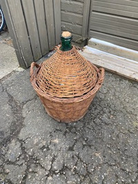 Wicker Basket 54L Wine Making Carboy DeJohn Bottle