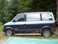 Scrapping 1989 Safari SLT Van - Blue Exterior for PARTS