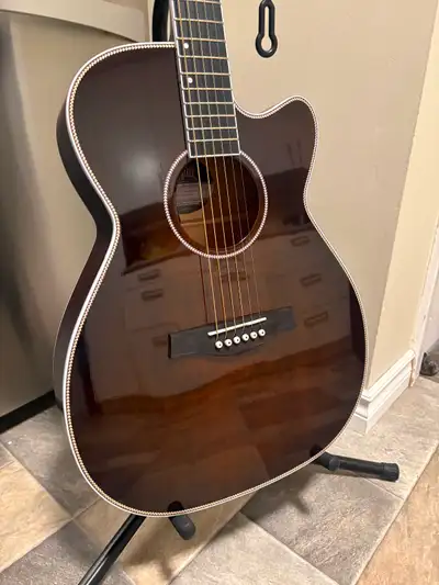 Seagull Artist Mosaic CH CW Bourbon Burst GT, LR Baggs EQ,  Bag., View more
