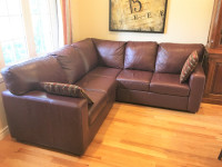 Leather Sectional Sofa – Excellent Condition