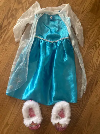 Elsa from Frozen: dress up play or Halloween costume, View more