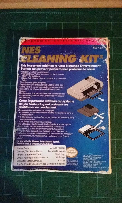 Nintendo NES Cleaning Kit in Older Generation in Saint John - Image 3