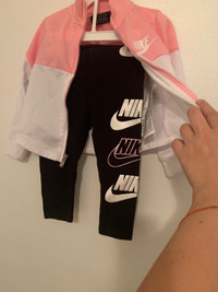 Nike girl jacket and pants set 2T