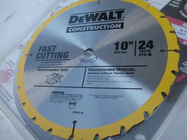 FREUD-DeWalt, SAW  BLADES in Power Tools in City of Toronto - Image 2