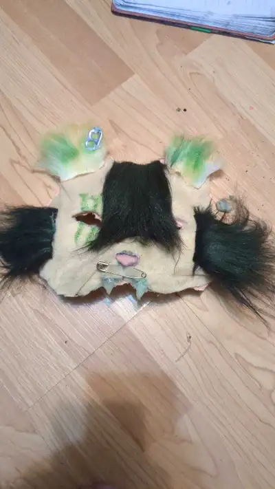 Monster energy themed cat mask, View more
