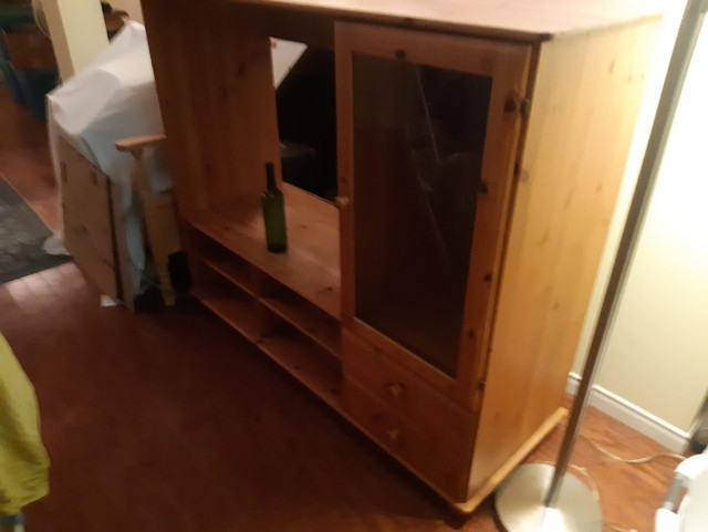 For Sale - Ikea "TV Stand" (solid pine) in TV Tables & Entertainment Units in City of Halifax - Image 3