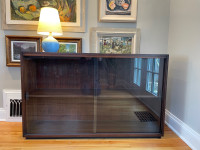 STUNNING Large Mid Century Modern Display Cabinet / Bookcase