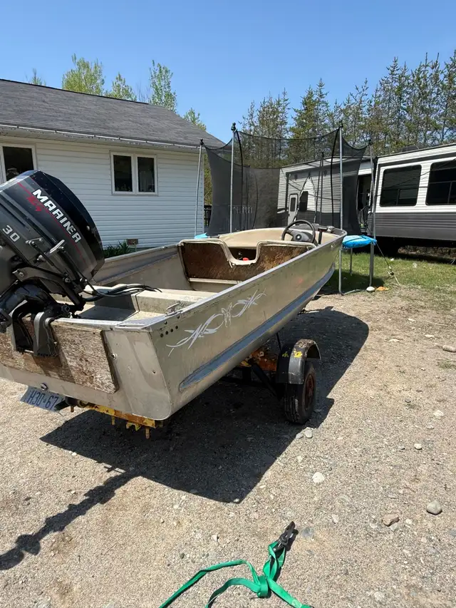 Aluminum Deep-V Fishing Boat  in Powerboats & Motorboats in Sudbury - Image 4