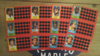 Vintage 1981 Topps Scratch-Off Baseball Cards(3 cards per panel)