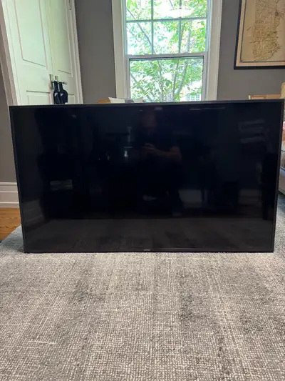 55 Samsung Smart TV with two mounts, View more