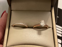 1.00 CTTW OVAL CUSTOM GENUINE DIAMOND RING AND/OR DIA BAND/s