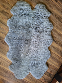 Genuine Sheepskin rug 3'6" x 6ft