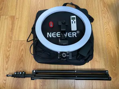 Neewer Advanced 16-inch LED Ring Light Support Manual Touch Control with LCD Screen, Remote and Mult...