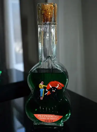 Vintage peppermint bottle from Spain, View more
