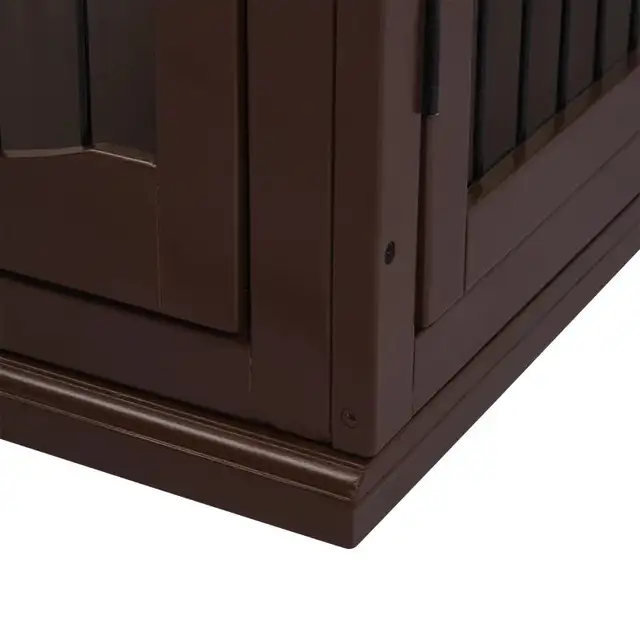 26" Wooden Dog Cage with Double Door Entrance, Brown in Other in Markham / York Region - Image 8