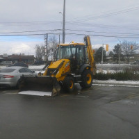 Driveway Excavation   Concrete Removal Breaker hoe Ram  Grading