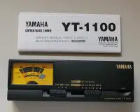 Brand New Yamaha YT -1100 Guitar/Bass Tuner with Manual