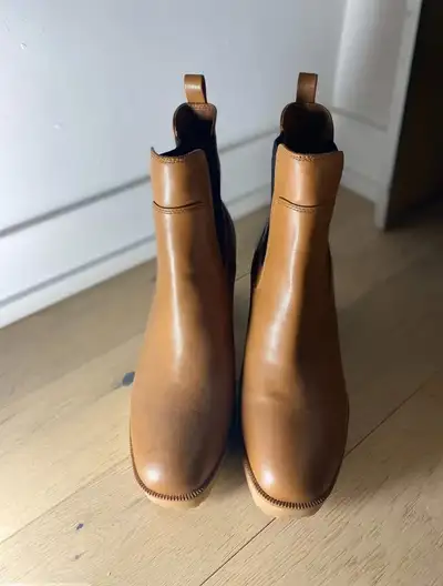 Caramel Brown Platform Boots, View more