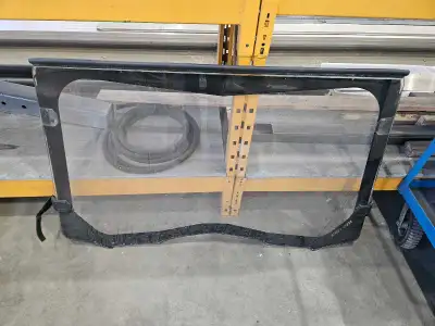 I have a full windshield i purchased direct from can Am. It is the hard coated one that resists scra...