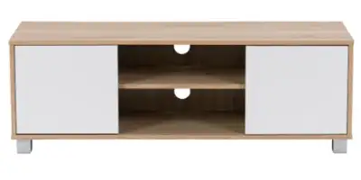 Holds up to 85" TV'S 3 Adjustable shelves for personalized storage Wire management to keep your cord...